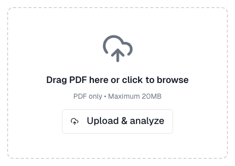 Upload submission step showing the upload UI